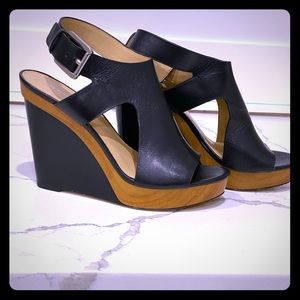 Black Michael Kors Wedges